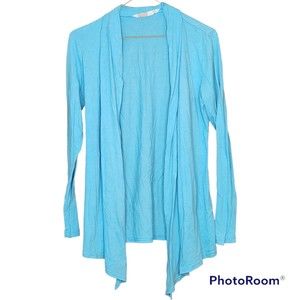 Athleta Woman’s Turquoise Blue Lightweight Open Front Cardigan Size Small